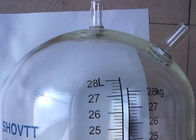Шевронный измеритель прокачки молока доя салона стеклянный с подгонянным логосом
