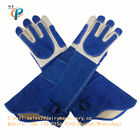 Перчатки управлением голубой кожи цвета животные, животное регулируя перчатки для собаки/кота