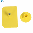 Изготовленное на заказ желтое one piece Tpu бирки уха коровы 46*58mm материальное для скотин