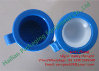 Прочная чашка погружения центрика возвращения пластмассы с голубой крышкой цвета, прессформой Одиночн-Верхней части